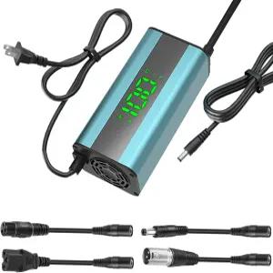 LED 충전 디스플레이가 있는 54.6V 2A 전기 스쿠터 충전기(1-100 ) 5개의 커넥터가 호버보드용 48V 리튬