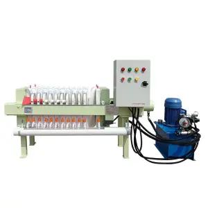 필터 프레스 슬러지 탈수기 소형 유압식 고액 분리기 판틀형