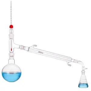 간이 증류기 실험용 제조기 소형 알코올 증류수 유리 세트 사양 분리기 산 교육 공장