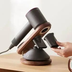 [룽스]슈퍼소닉노즐거치 골드메탈 원목 거치대