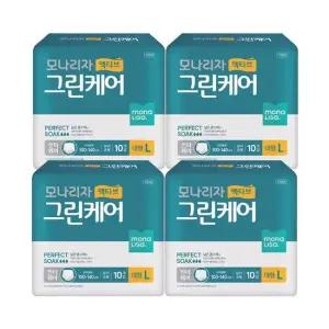 액티브 그린케어 성인기저귀 팬티형 대형 10매x4팩 출산용품 팬티형기저귀 요실금패드 성인기저귀 요실금기