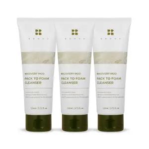 비알머드 리커버리 머드 팩투폼 클렌저 110ml 3개