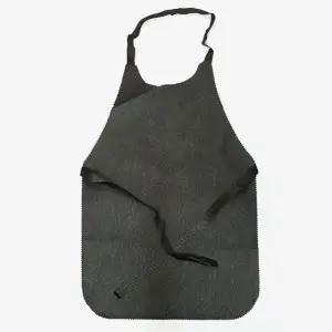 고품질 앞치마 부직포 검정 두꺼운 (WFKBK1R)