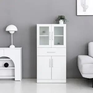 [하프클럽/]다용도수납장 원목 주방수납장 식기장 그릇장