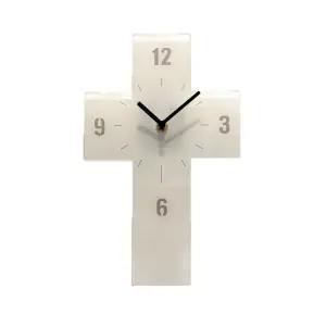 개업 가정용 교회 벽시계 아크릴 기독교 인테리어 시계 침실 십자가