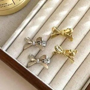 [골드스마일]포인트핀 집게핀 옆머리 세트 미니리본핀 2P 헤어 작