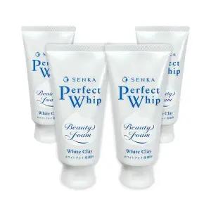 센카 퍼펙트휩 화이트클레이 딥클렌징폼 폼클렌징 120ml 4개
