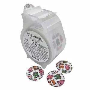 유디플러스 캐릭터 인젝상처밴드 20mm 100매입