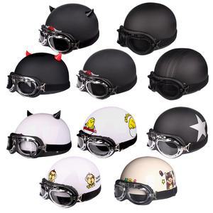 HBA 레트로 반모 페이스 MT 4 ptr 바이크 스쿠터반모헬멧 할리헬멧 배달 화이바