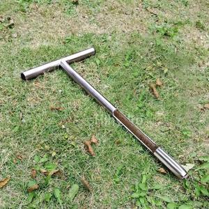 복령 탐침봉 스테인리스 도구 블랙 갈퀴 실버 머리 접지 파이프 스테인레스 조경 로드