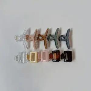 [골드스마일]사각 헤어 집게핀 헤어핀 여자 머리핀 10개세트