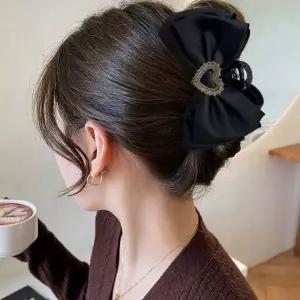 [골드스마일]여성 올림머리 빅사이즈 13CM 리본 집게핀