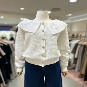 [라인어디션](N466) 프릴 카라 가디건 (NKCDOJ0300)