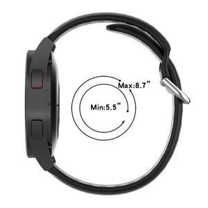 삼성 갤럭시 Watch3 41mm/시계 42mm SM-R810 시계 밴드 20mm 실리콘 손목 밴드 스트랩 갤럭시 액티브 1 2 4