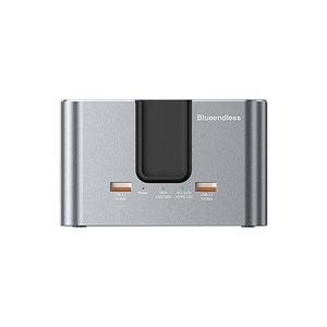 BLUEENDLESS M. 2 Nvme SSD 인클로저- 고속 USB 3.2 Gen2 외장 케이스 2.5/3.5 인치 SATA HDD 최대 28TB EU