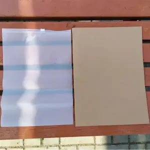 휴대용지퍼비닐파우치 지퍼백 파우치 3호 20x28cm