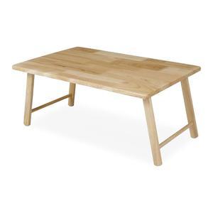 PJ 나무 접이식 노트북 책상 트레이, 침대나 소파 컴퓨터 작업을 위한 가벼운 휴대용 테이블, 집에서 식사하기, 작은 공간, 24인치, 자연스러운 공간