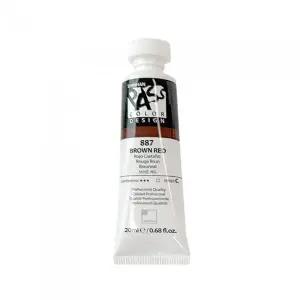 신한 패스컬러물감 낱색 C 20ml 887 브라운 레드 개(1개입) 스컬파우치