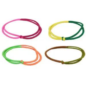 투컬러 고무줄 헤어밴딩 머리끈 여성 30p