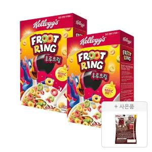 켈로그 후르트링, 530g, 2개 + 증정(첵스초코 쿠키앤크림 30g,1개)