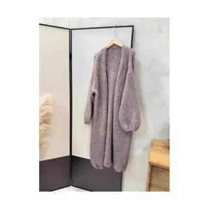 여자롱가디건 보들보들 니트 가을 겨울 빅핏 도톰 카디건 롱 아우터 ible4