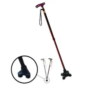 장신 어르신 알미늄 길이조절 3발 안전 고급 지팡이 실버지팡이 마실템 노인