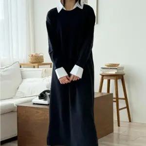 라렌 여성 빅사이즈 셔츠 롱 원피스 임부복 임산부 정장 77사이즈 88사이즈 셔츠형 하객 정장