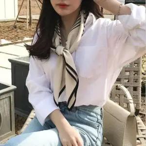 키밍 스트라이프 스카프 페션소품 목도리 머리띠