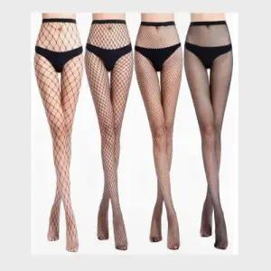 여성 2컬러 포인트룩 데일리룩 망사스타킹 4종 세트 WFJOZHI