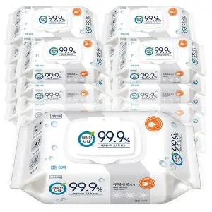 [깨끗한나라] 클린 손소독 물티슈 캡형 60매 24팩