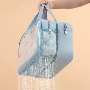 메쉬 방수파우치 목욕 PVC 방수백 워시백