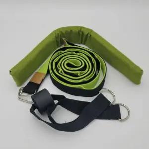 플라잉요가 문틀 고정 스트랩 그린