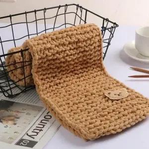 DIY 목도리 겨울 뜨개질 털실 손뜨개 패키지 세트 손 뜨개 목도리 diy 만들기 실 장갑 키트 선물