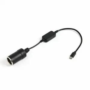 보조배터리 휴대폰충전 시거잭 변환 케이블 36cm C타입 DMBTV USB 어댑터