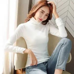 폴라 티셔츠 기모 목티 무지 터틀넥 이너 베이직 기본