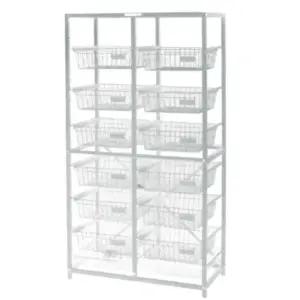 유리기구 정리 보관 대형 바구니 스텐레스 유리기구건조대 보관함 국내제조