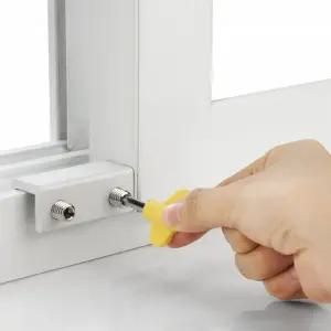 샷시 RD-11792 창문스토퍼 2구 장치 세이프가드 잠금