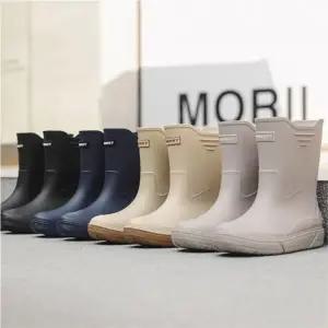 레인 방수부츠 낚시장화 작업용 발목 방한장화 남성용