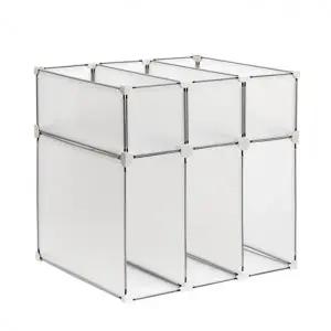 ( )DIY 반투명 가방 진열 수납장 조립식 가방진열