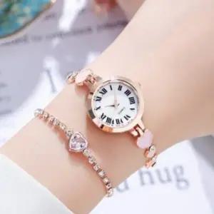 하트 슬라이드 여성 손목시계 로즈골드 손목시계 패션시계
