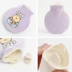 ( )온열 찜질팩 캐릭터 주머니 파우치 보온 물주머니 온열팩 손난로 핫팩 복부 허리 물난로 온수