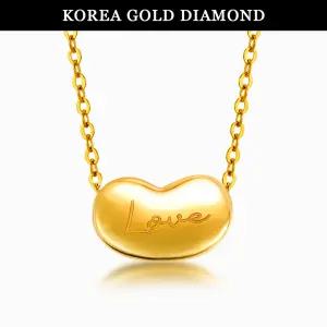 [한국금다이아몬드] 순금 목걸이 리앙 콩 24K 1.875g
