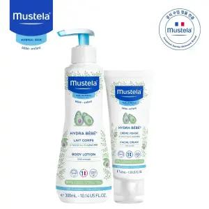 무스텔라 이드라베베 보습 세트 (바디로션 300ml + 폐이셜 크림 40ml)