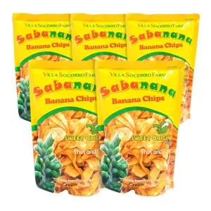 필리핀 사바나나 바나나칩 100g x 5봉 간식 과자