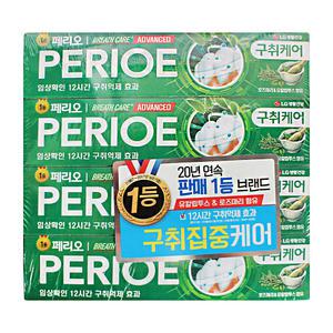 엘지 페리오 치약 브레쓰케어 알파 구취케어 150g 4입 1개