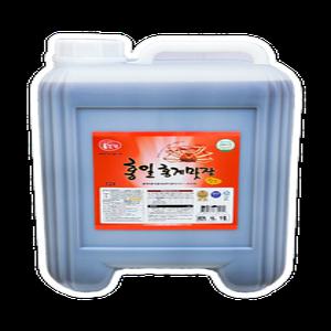 홍게맛장소스 업소용 12L 대용량 말통 식당용 홍게간장 생선조림 순두부 부대찌개 매운탕 돼지불고기 갈비