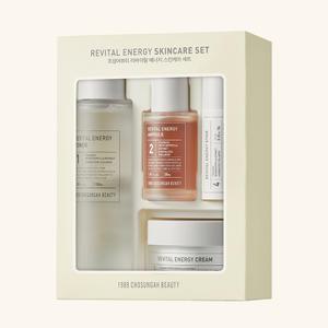 [조성아뷰티공식] 리바이탈 에너지 스킨케어 4종 세트(토너+앰플+크림+스틱)