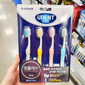 유한양행 유덴트 AM칫솔 4개입 x 1개