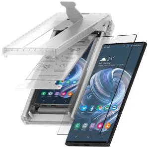 [고부기]갤럭시 2매 간편부착 이지툴 강화 액정보호필름 S25 S24 S23 S22 S21 S20 플러스 노트20 울트라