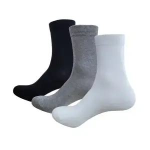 국산(GS) 남성 여성 고급 기본 장목,중목 (10켤레 ) 깔끔한 무지 ,정장, 신사, 학생,패션, 흰색, 중목양말